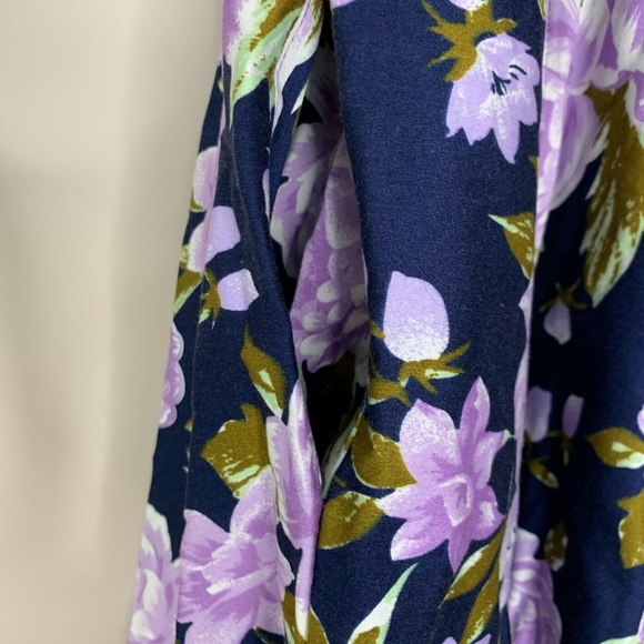 Purple floral dress - Picture 4 of 4